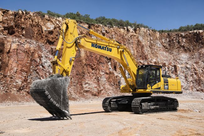 Yeni Komatsu PC500 Hidrolik Ekskavatör, Sahada Daha Güçlü ve Verimli